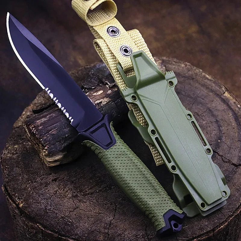 Rynx | Explorer II Outdoor Tactical Knife – Portable Multi-Functional EDC for Wilderness Adventure, Camping and Defensive Use