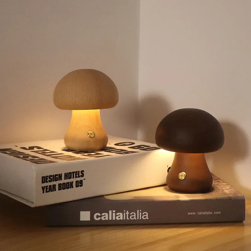 Rynx | GlowMushroom Touch Lamp | Enchanting Mushroom Design | Soft Light | Modern LED Table Lamp
