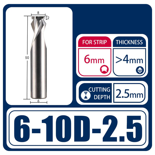 Rynx | 1pcs Neon Light Stripe Milling Cutter - Flexible Silicone LED Slotting Tool for Polystyrene Foam, Acrylic Engraving
