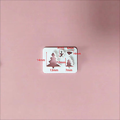 Rynx | Festive Creations Earring shape: Design Playful Red Lips & Charming Christmas House Shapes
