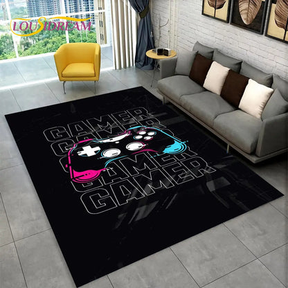 Rynx | Alex 3D Gamer Playmat Carpet - Large Non-Slip Carpet for Kids & Living Room
