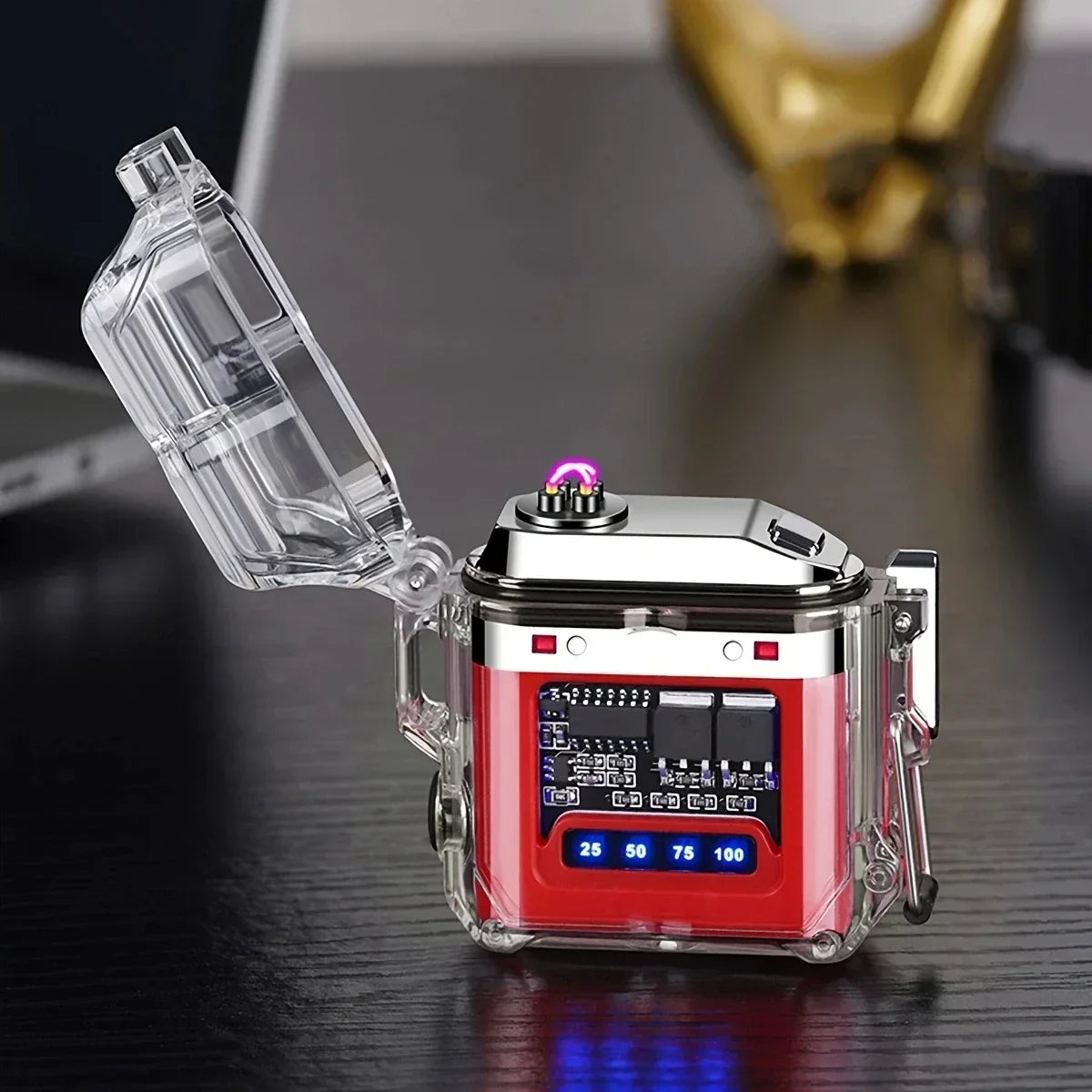 Rynx | One Piece Upgrade USB Charging Lighter with COB Lighting - Waterproof Arc Lighter and Flashlight Combo