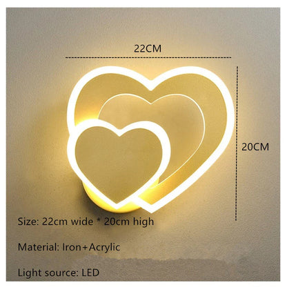 Rynx | HeartWall Wall Lamp - Creative LED Ambient Lighting