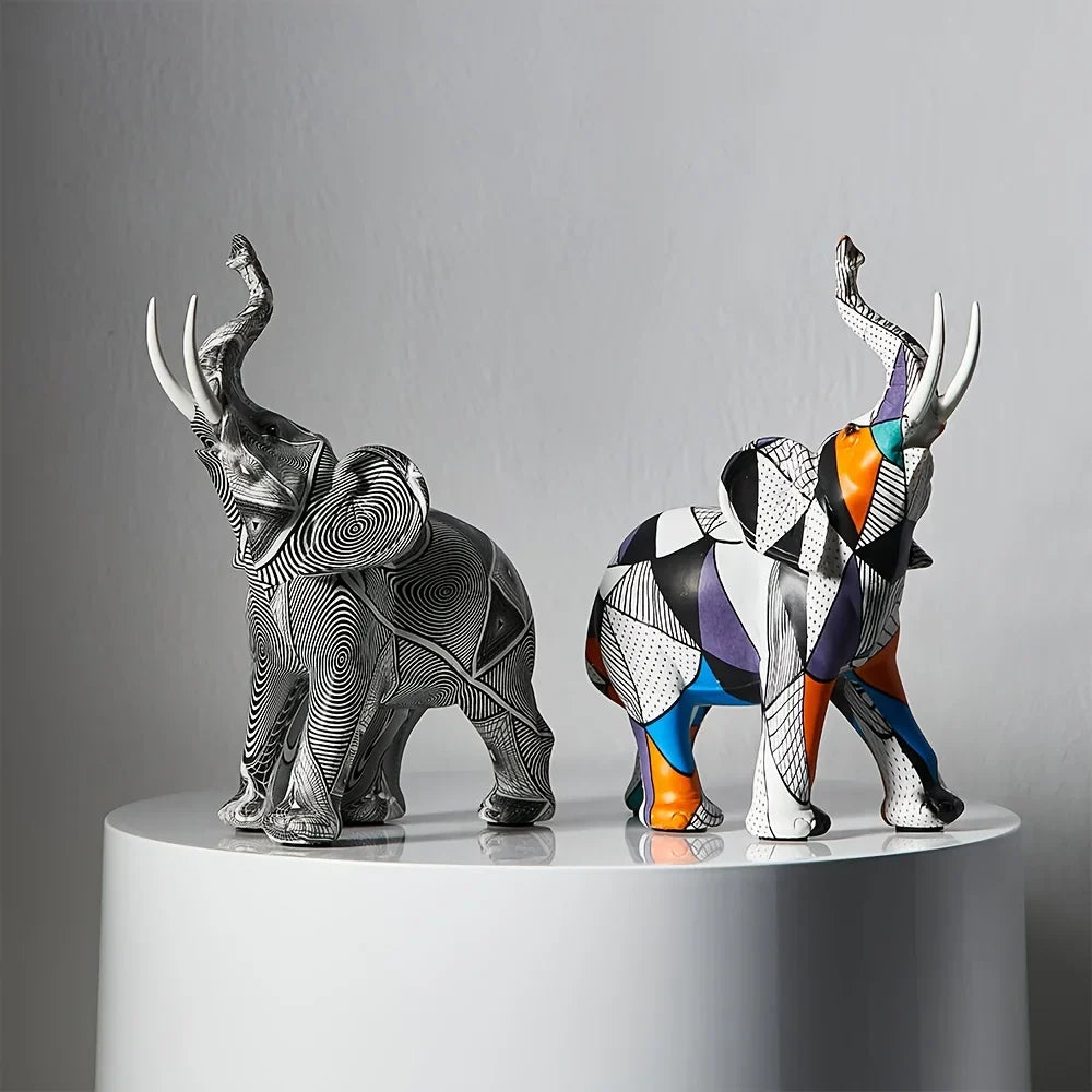 Rynx | Modern Elephant Art: Nordic Decor