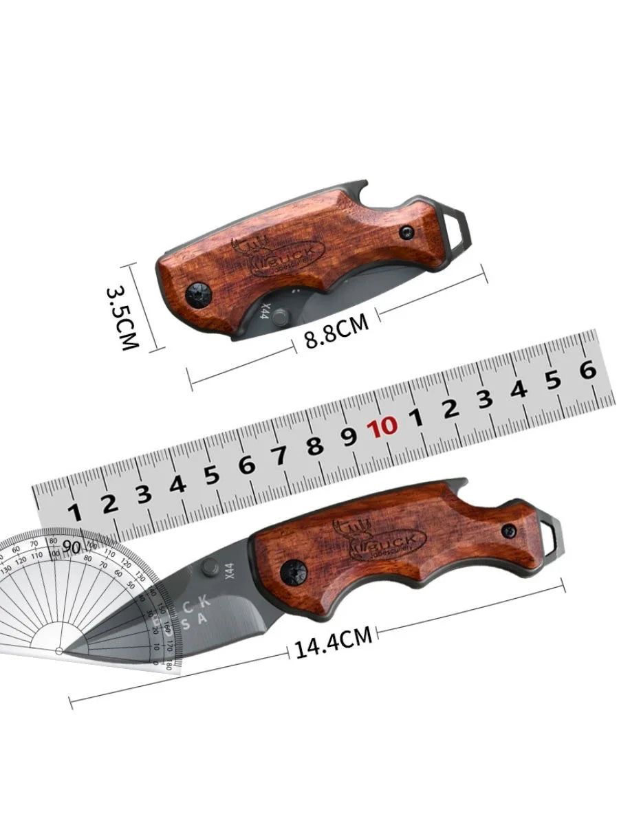 Rynx | Portable Folding Knife - Outdoor and Household Use, Includes Fruit Knife and Pocket Knife for Easy Carry