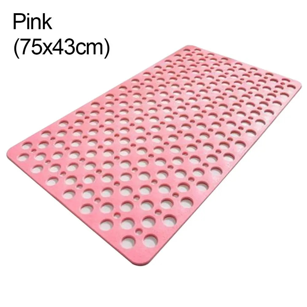 Rynx | Extra Porous Large Bath Mat - Non-Slip, Strong Suction, Anti-Mold TPE Shower Mat for Kitchen and Bathroom