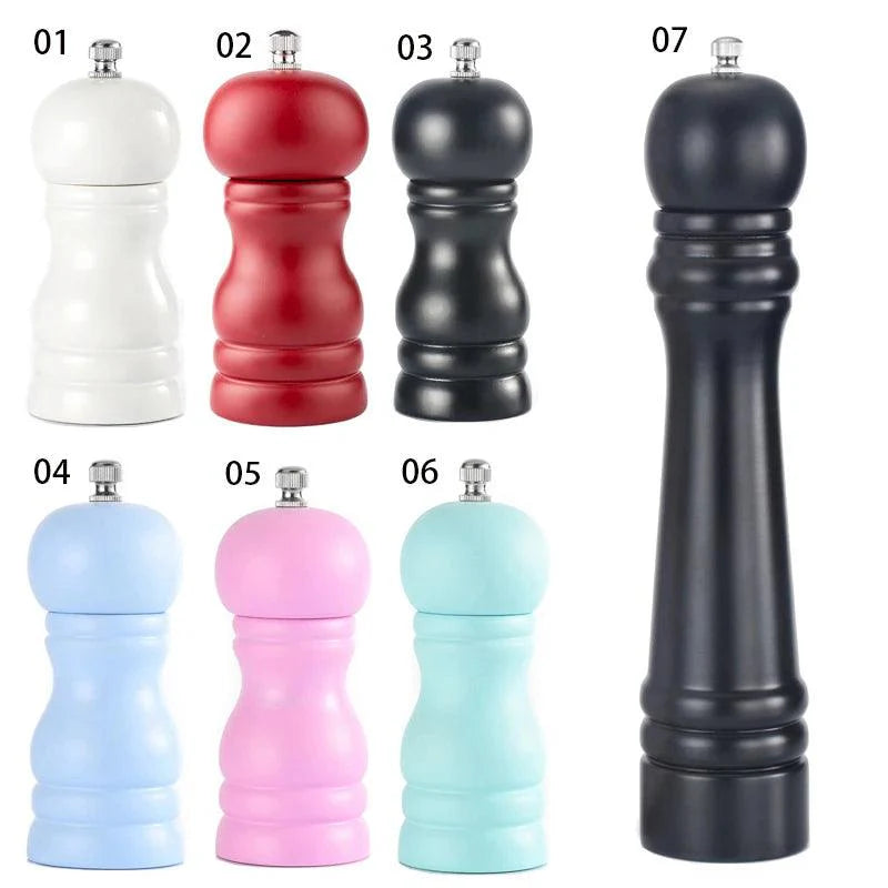 Rynx | Elegant adjustable salt and pepper mill set made of solid wood for outdoor dining