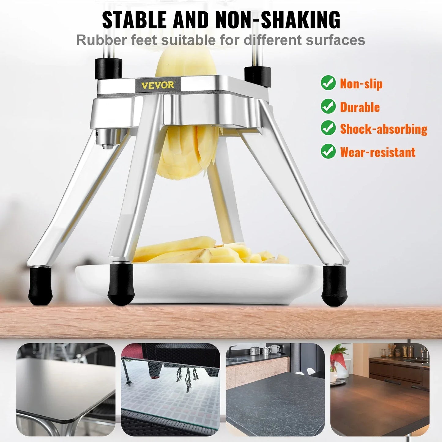 Rynx | Manual Slicing Stainless Steel Commercial Vegetable Slicer