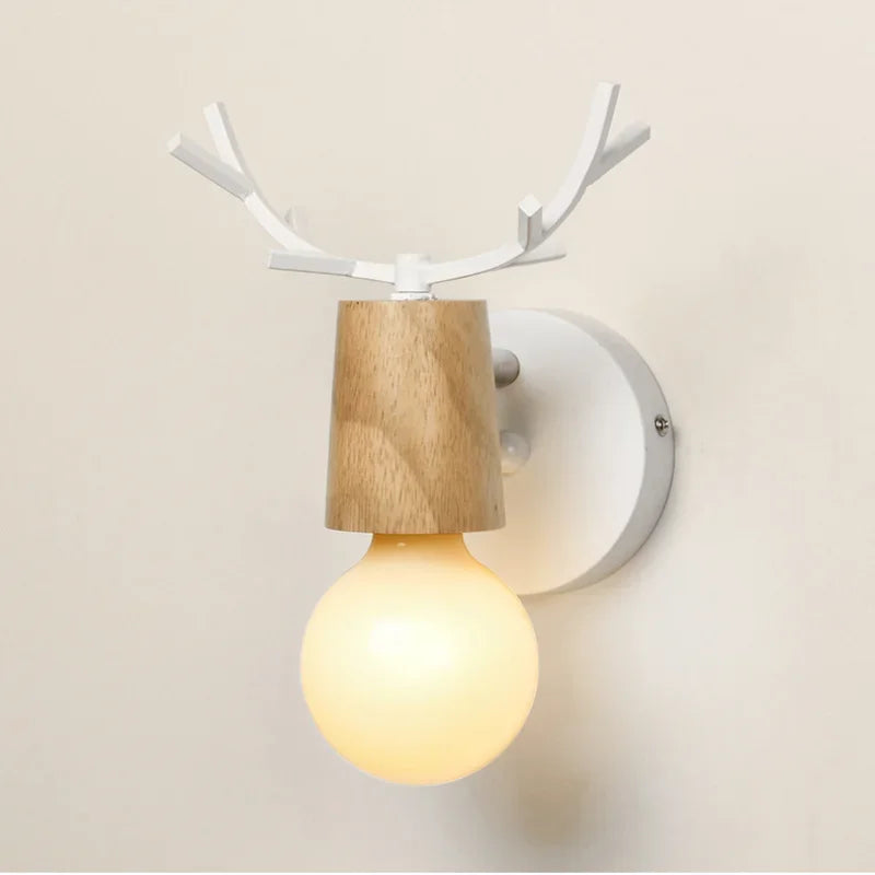 Rynx | AntlerGlow - Modern Adjustable Children's Room Wall Lamp