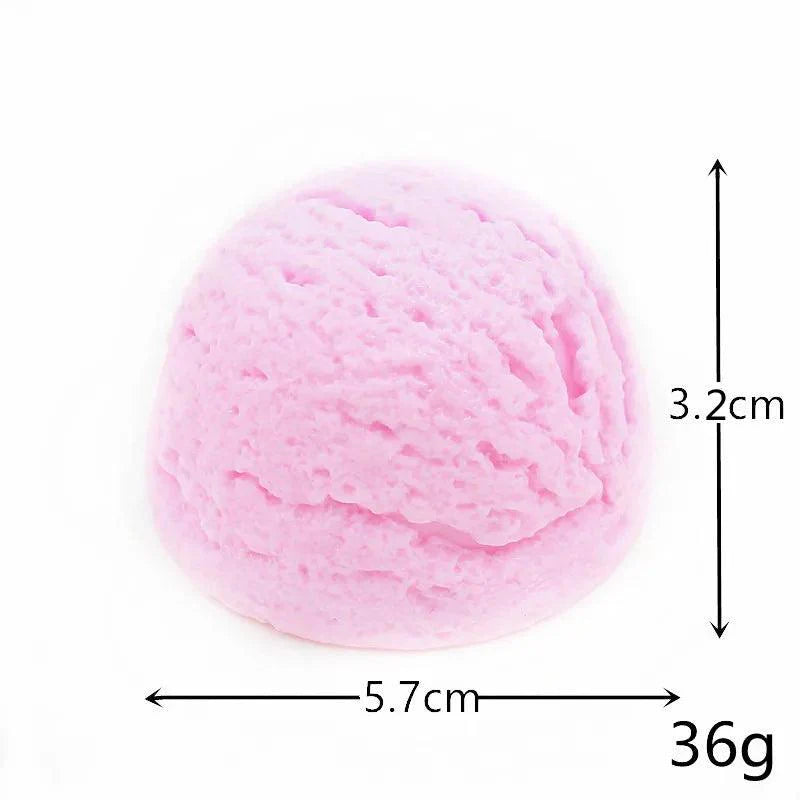 Rynx | Life-like resin ice cream cone model - Realistic fake dessert decoration for photography and home decor