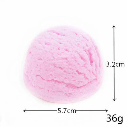 Rynx | Life-like resin ice cream cone model - Realistic fake dessert decoration for photography and home decor