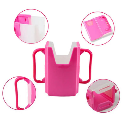Rynx | Adjustable Toddler Juice & Milk Box Holder with Handles - Safe and Practical Self-Help Drinking Cup for Baby and Kids