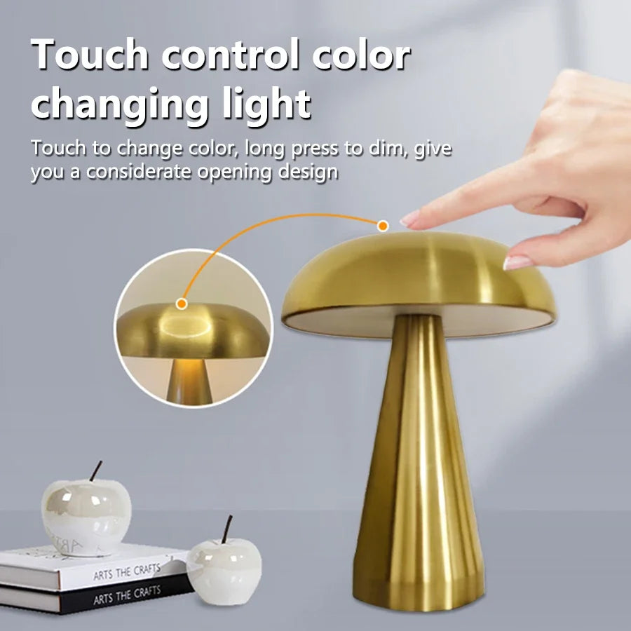 RYNX | Retro Bar Mushroom Reading Lamp