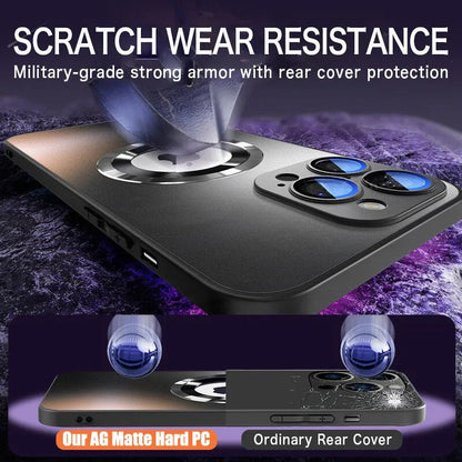 RYNX | Matte magnetic phone case made of tempered glass