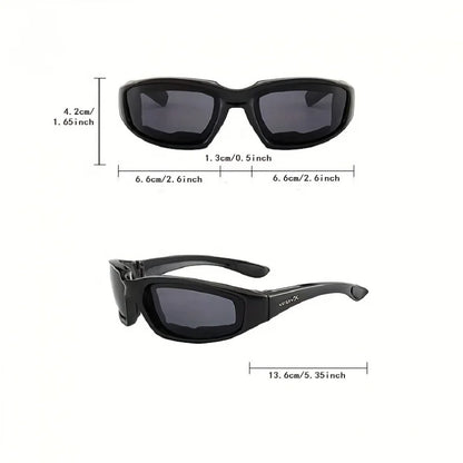 Rynx | 1pc Sports Glasses Combo, windproof Bicycle Glasses Outdoor Glasses with yellow & gray lenses durable frame sports accessories