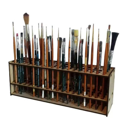 Rynx | Sustainable Wooden Workplace Organizer - Stylish Caddy for Paintbrushes and Tools
