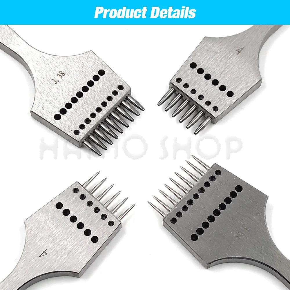Rynx | Premium Replaceable Round Chisel Tool Set for Leatherworking