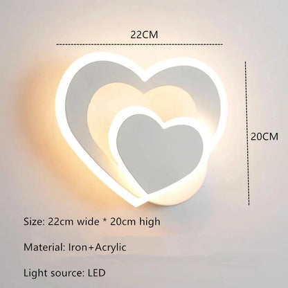 Rynx | HeartWall Wall Lamp - Creative LED Ambient Lighting
