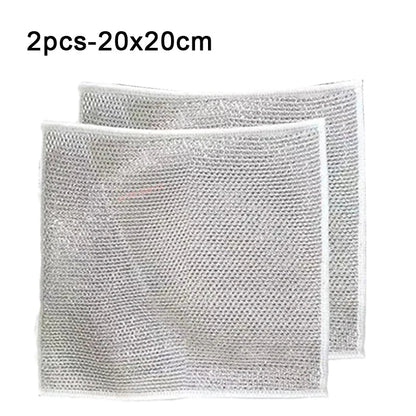 Rynx | Effortless Kitchen Cleaning with Reusable Steel Wire Cleaning Cloth - Say Goodbye to Stubborn Stains and Rust!