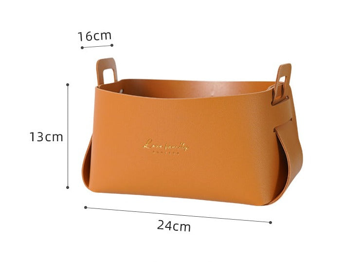 Rynx | Faux leather storage baskets