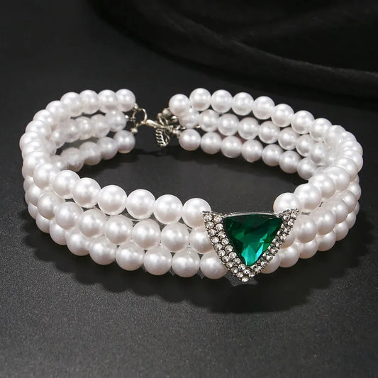 Rynx | Pearl Pet Necklace