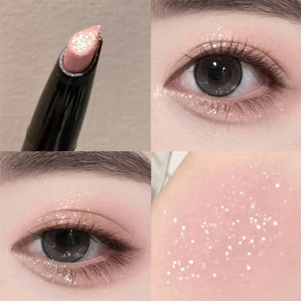 Rynx | Diamond Eyes Pencil Aegyo-sal Shiny Glitter Eyeshadow Pen Eyeliner Pearl Matte Highlight Pen Brightening Silk Worms Makeup Tool