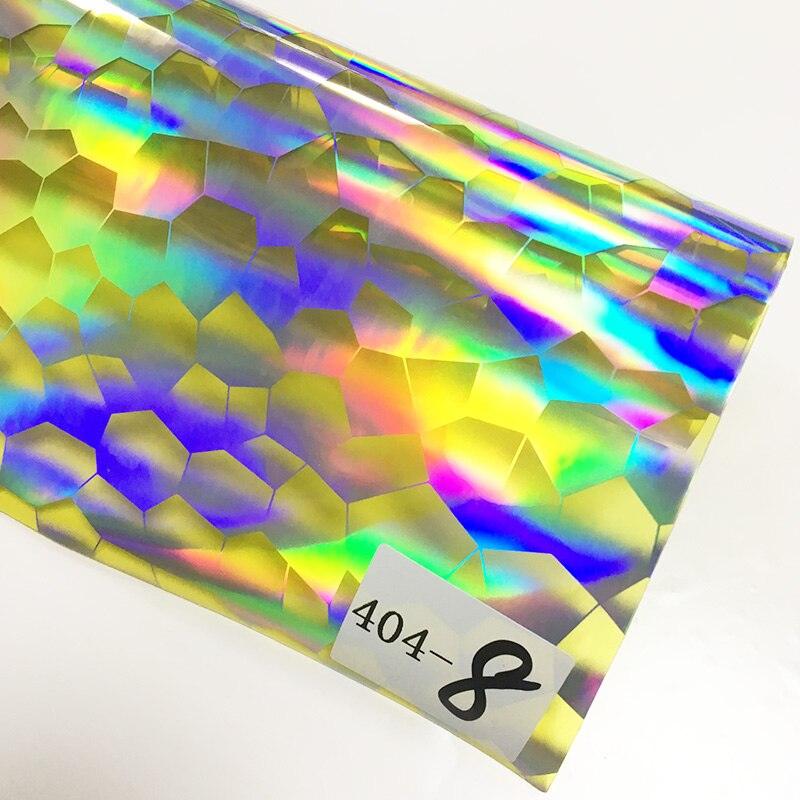 Rynx | Iridescent football pattern PVC jelly vinyl fabric - Ideal for creative projects