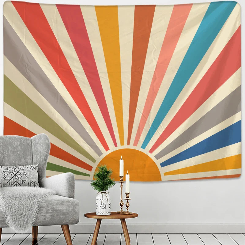 Rynx | Retro Sunrise Tapestry