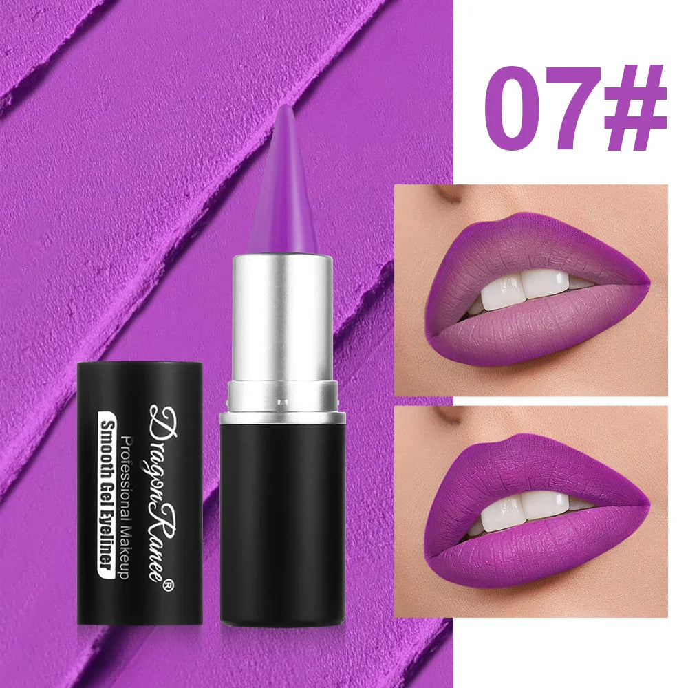 Rynx | Matte lip liner, long-lasting and durable, automatic twist wax structure, suitable for all skin types, multifunctional, suitable for eyeliner, holiday party lipstick