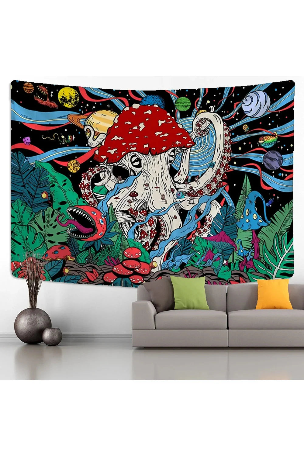 Rynx | Mushroom Wonderland Wall Tapestry