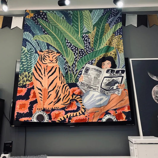 Rynx | Pop Art Mona Graffiti Wall Tapestry