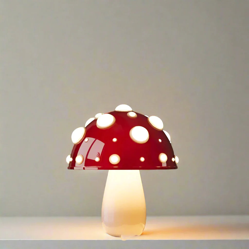 RYNX | Fly Amanita Mushroom White Base Red