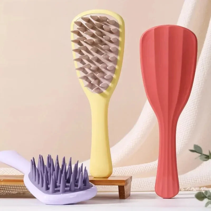 Rynx | Sale Silicone Scalp Massage Comb Shampoo Brush Hair Washing Brush Head Massager Bath Brush Body Scrubber Hair Accessories