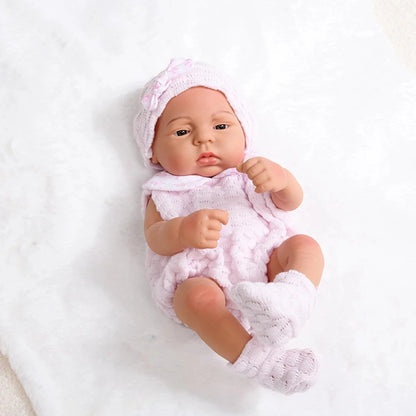 Rynx | 16-Inch Life-Like Reborn Baby Girl Doll - Realistic Full Vinyl Body with Outfit, Ideal for Gifts and Collectors