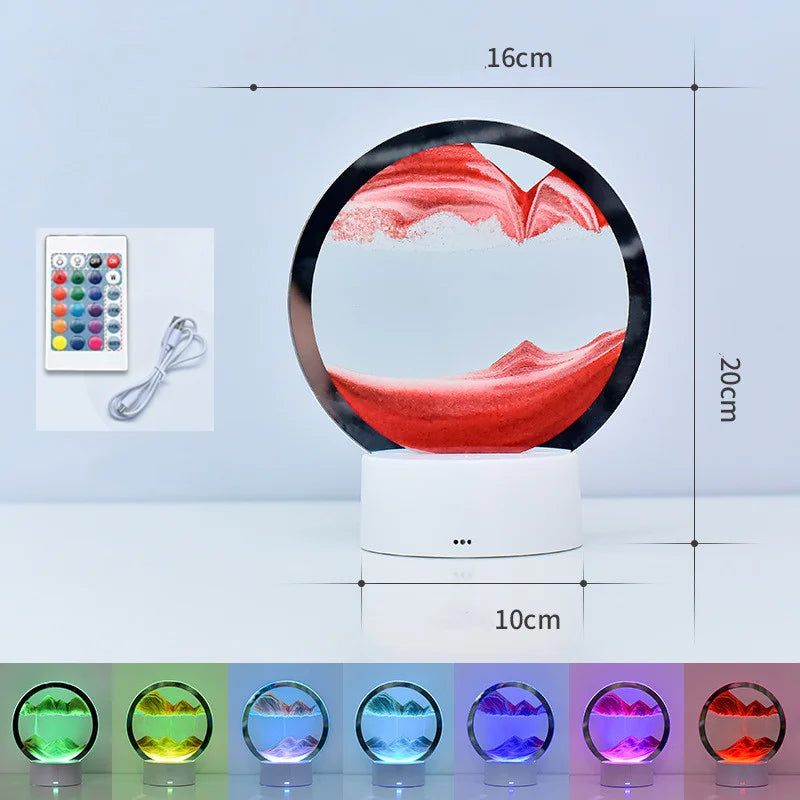 Rynx | Sandscape Lamp 3D Moving Sand Art