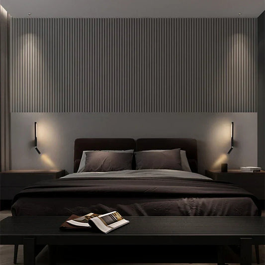 RYNX | Modern LED wall lamp for bedroom, adjustable hotel-style wall light