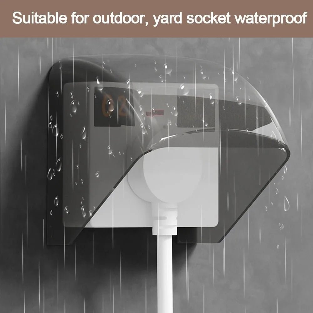 Rynx | 86 Type Outdoor Socket Waterproof Box: Electric Plug Rainproof Cover for Charging Pile, Socket, and Switch Protection