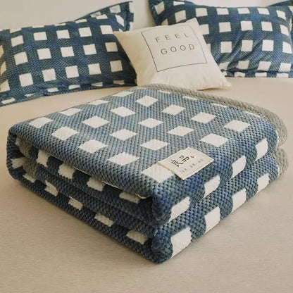 Rynx | Plaid Knit Blanket