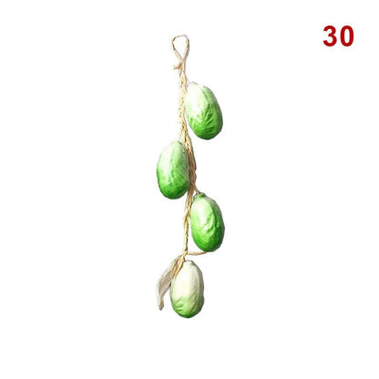 Rynx | Realistic Hanging Foam Fruit and Seafood Decoration for Home and Event Enhancement