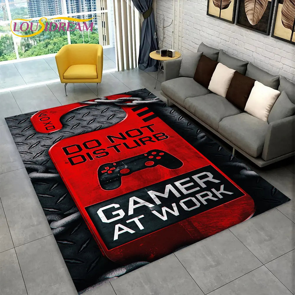 Rynx | Alex 3D Gamer Playmat Carpet - Large Non-Slip Carpet for Kids & Living Room