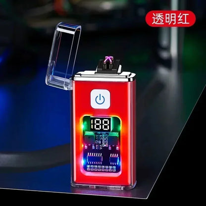 Rynx | Stylish USB Rechargeable Electric Lighter - Windproof Dual ARC Plasma Lighter for Men, Outdoor Camping Fire Starter Gadget