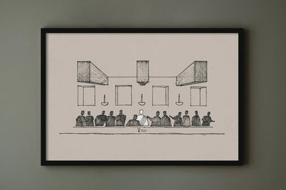 Rynx | last supper canvas poster