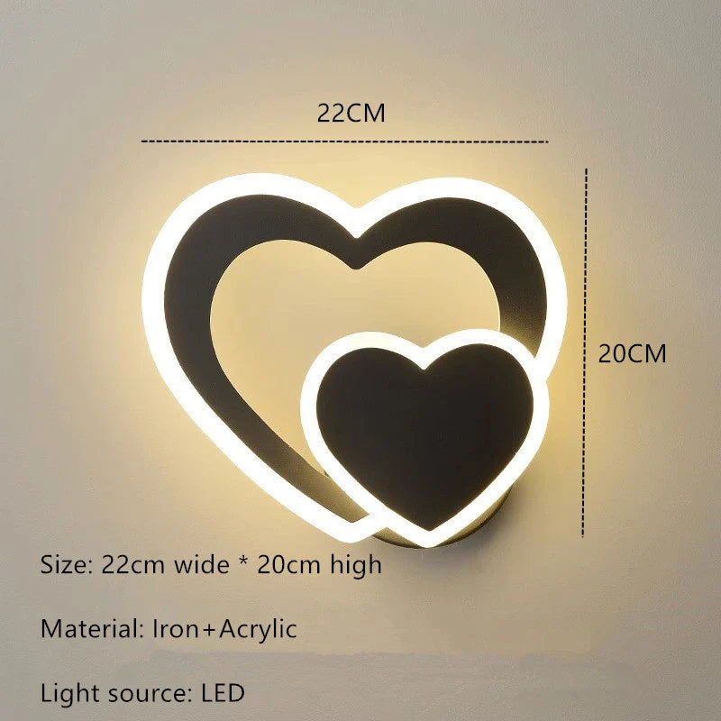 Rynx | HeartWall Wall Lamp - Creative LED Ambient Lighting