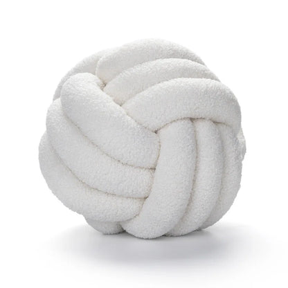Rynx | Throw Pillow - Cozy - Hand-knotted Ball - Sheepskin