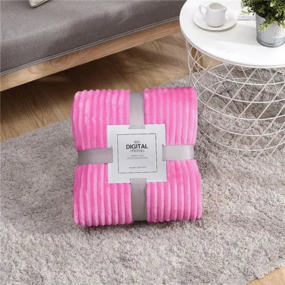 Rynx | Soft Ribbed Plush Blanket