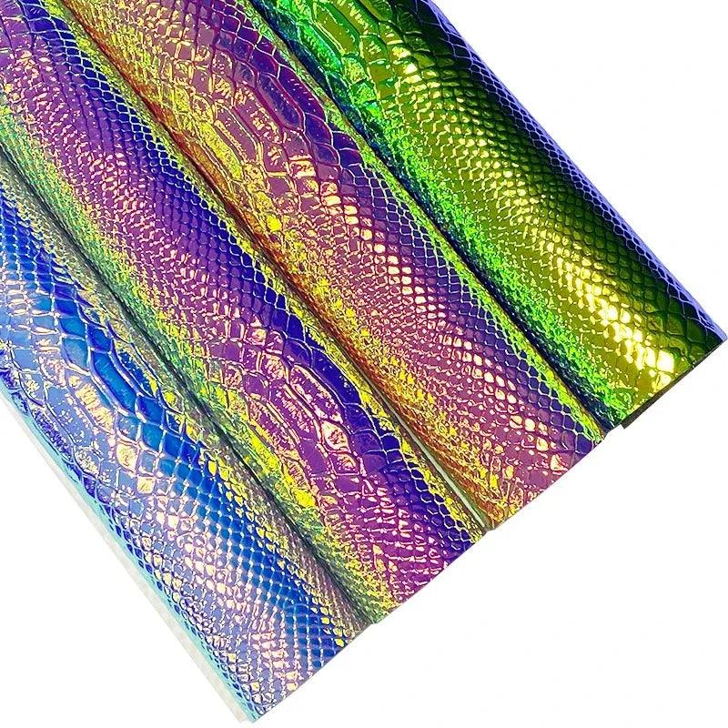 Rynx | Iridescent Dragon Scale Leather for enchanting DIY creations