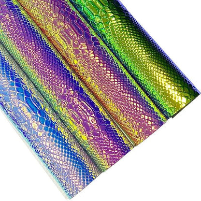 Rynx | Iridescent Dragon Scale Leather for enchanting DIY creations