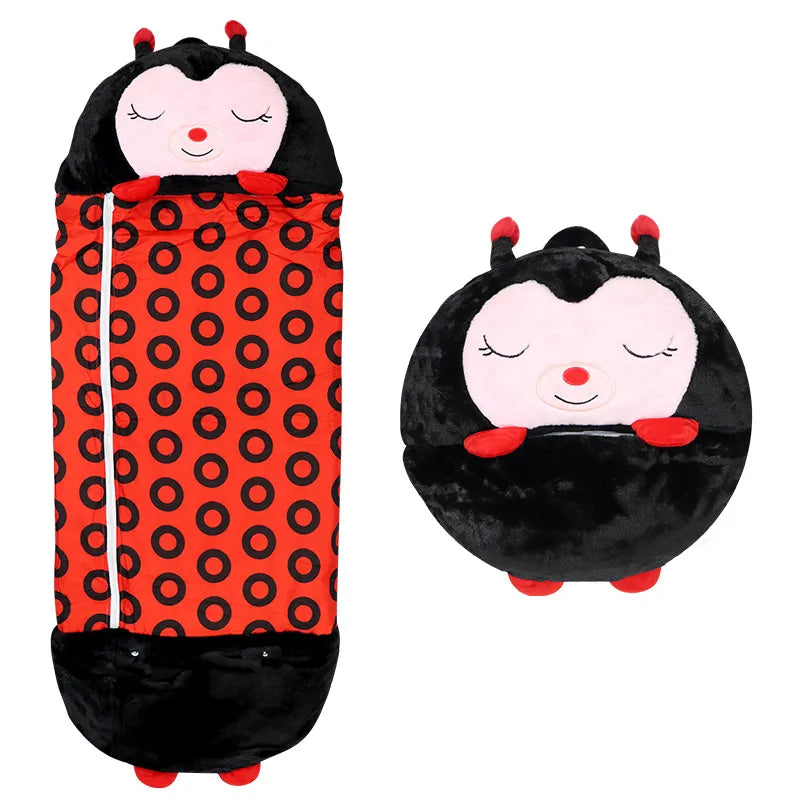 RYNX | Plush Toy And Sleeping Bag In One For Warm, Safe Nights Ladybug