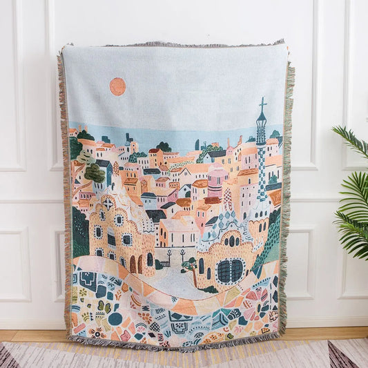 Rynx | Village Landscape Blanket