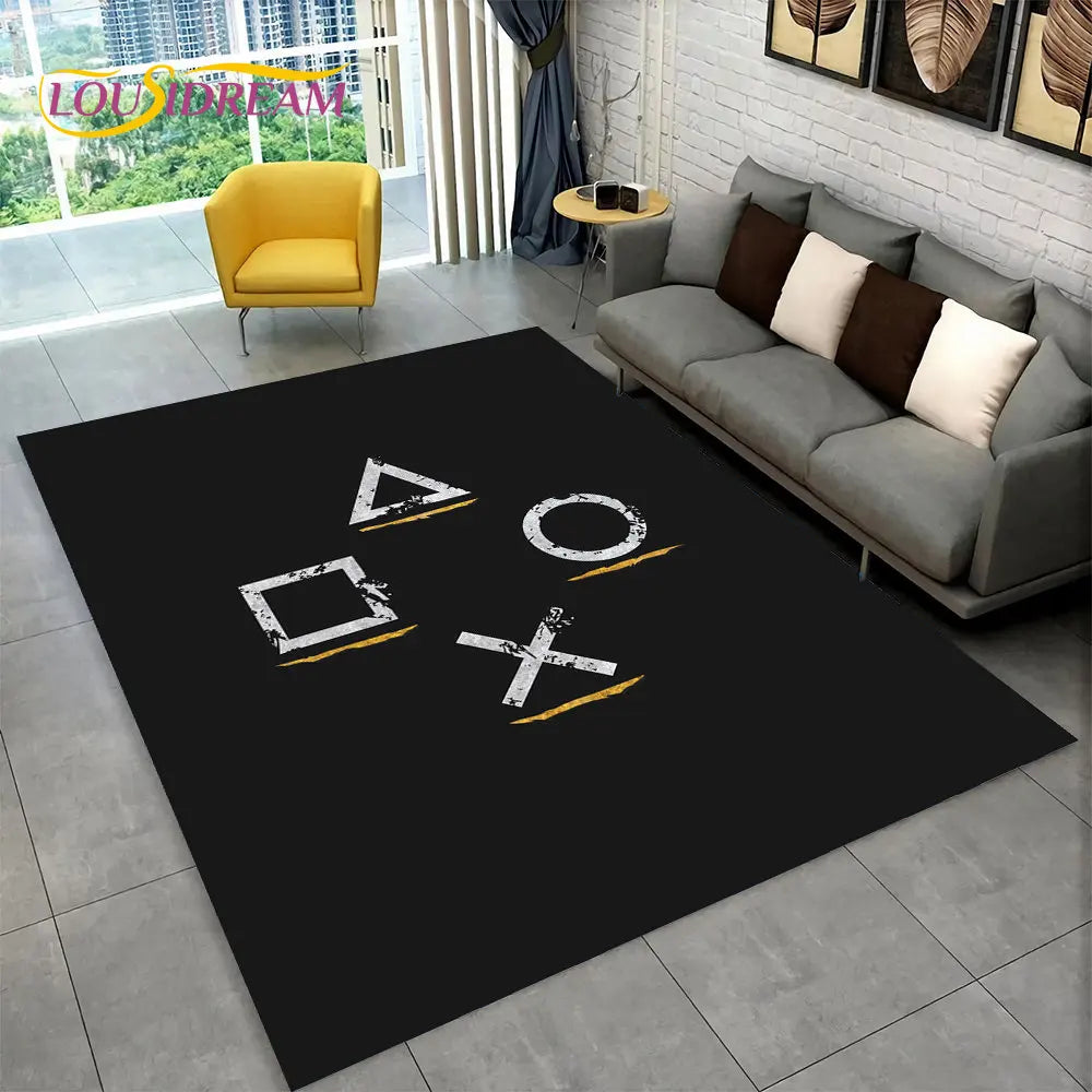 Rynx | Alex 3D Gamer Playmat Carpet - Large Non-Slip Carpet for Kids & Living Room